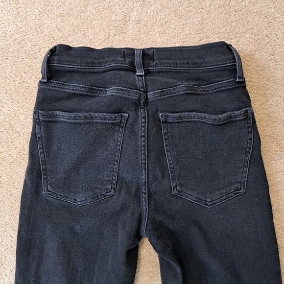 AGOLDE Jeans Women's 25 Black Wash Denim Sophie Skinny Ankle - Picture 9 of 12
